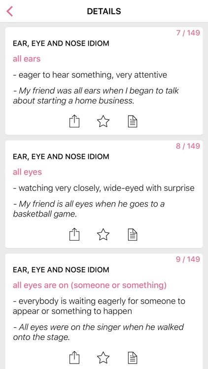Animal Eyes idioms in English