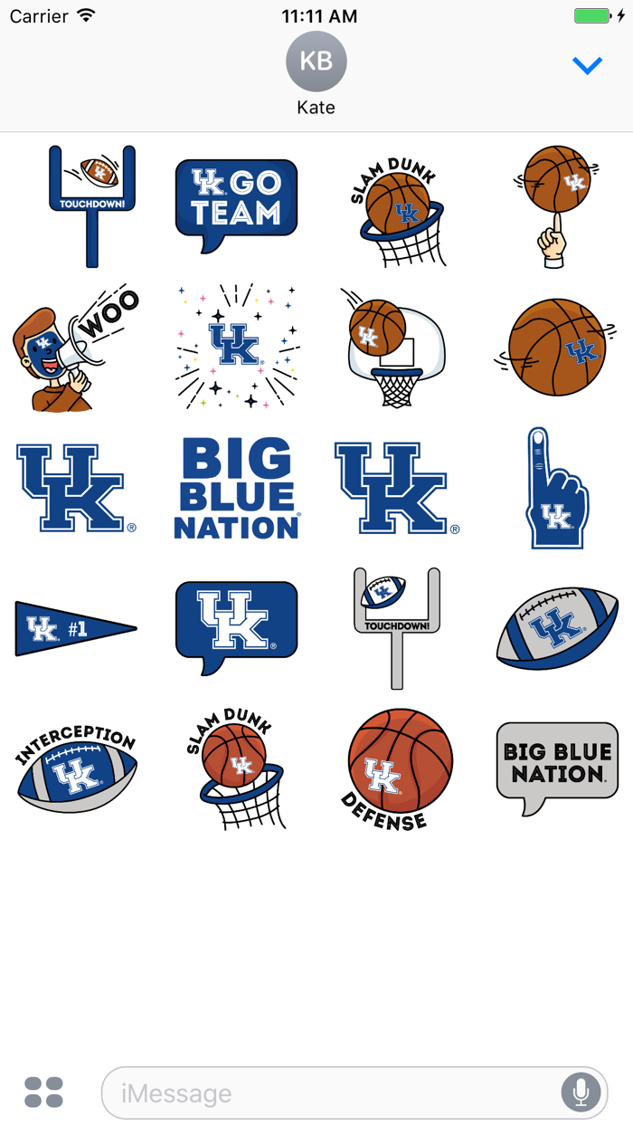 Kentucky AnimatedStickers for iMessage