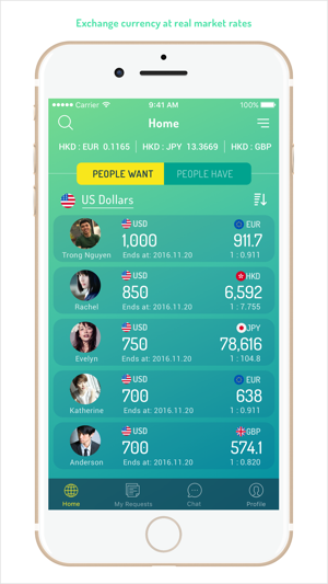 Anymex: Social Currency Exchange App(圖1)-速報App