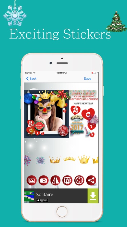 New Year Stickers Free screenshot-3