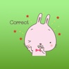 Evy The Pink Cutie Rabbit Stickers