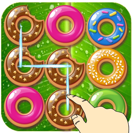 Donuts match game icon