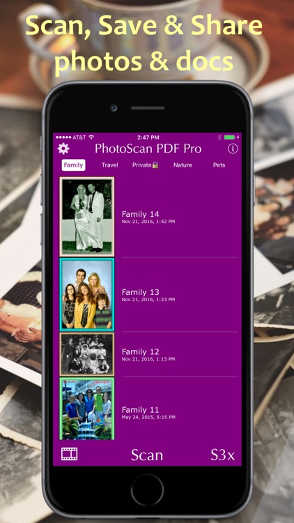PhotoScan PDF Pro: scan, save photos and documents