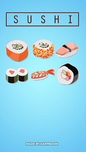 Sushi Stickers by Kappboom