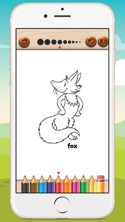 Game For Kids  Animal Coloring Book & Vocabulary