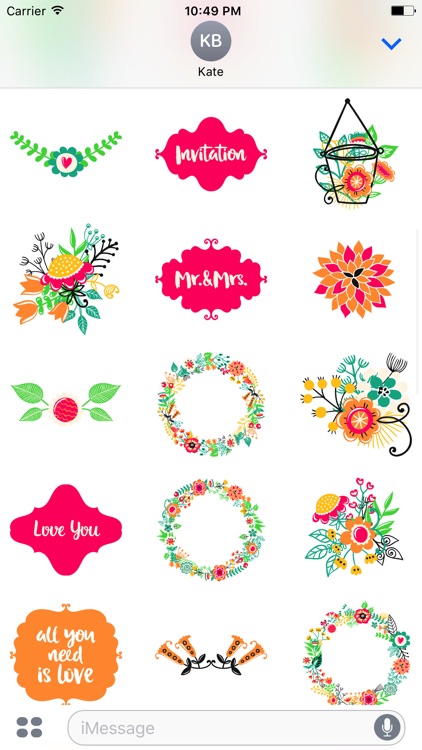 Love Romantic Sticker Pack