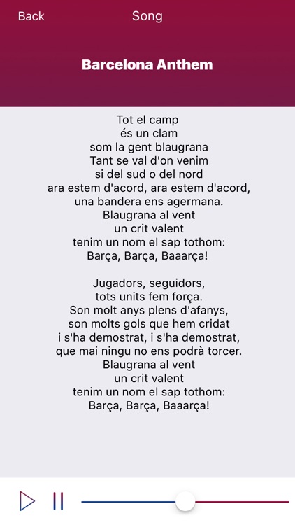 iBarca - FC Barcelona Chants and Songs for fans