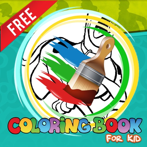 Paint Coloring Page Family friendly for Scooby Doo iOS App