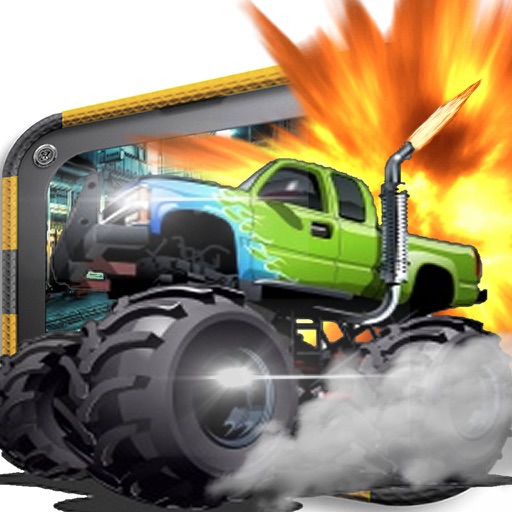 A Big Chase On Monster Car : Reloaded Run icon