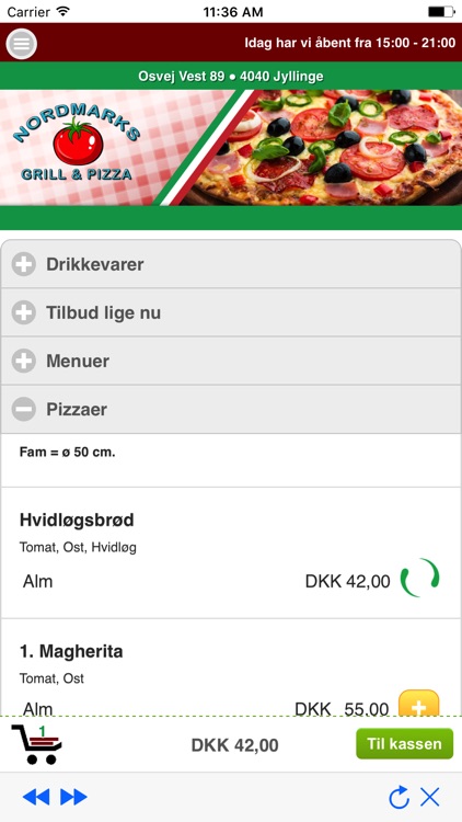 Nordmarks Pizza