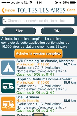 Campercontact screenshot 2