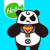 Hellowe Stickers: Black and White Panda