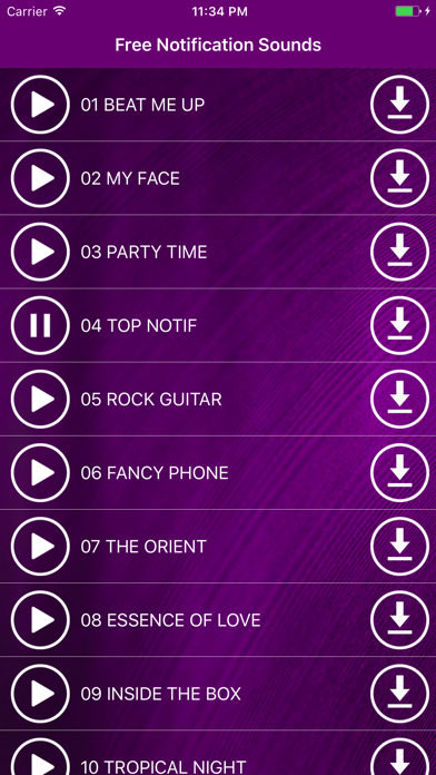 Free Notification and SMS Sounds - Best Ringtones screenshot 2