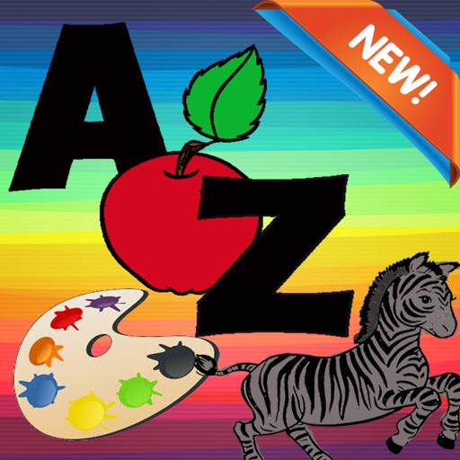 ABC Letter Coloring Book: preschool learning game iOS App