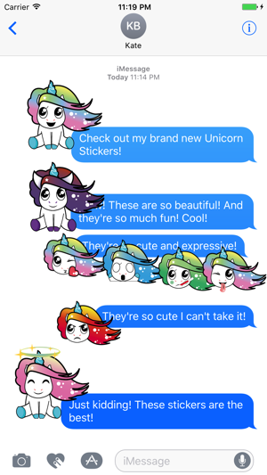 Unicorn Emoji Stickers(圖4)-速報App