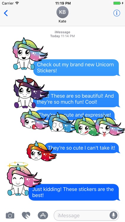Unicorn Emoji Stickers screenshot-3
