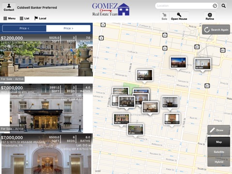 Gomez Real Estate Team for iPad screenshot 2