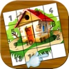 House Slide Puzzle For Kids