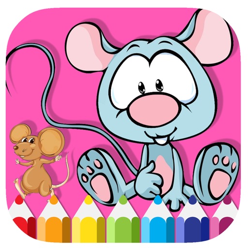 Coloring Page Mouse And Friend Game Version iOS App