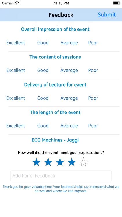 GE Core Imaging Event Feedback screenshot-4