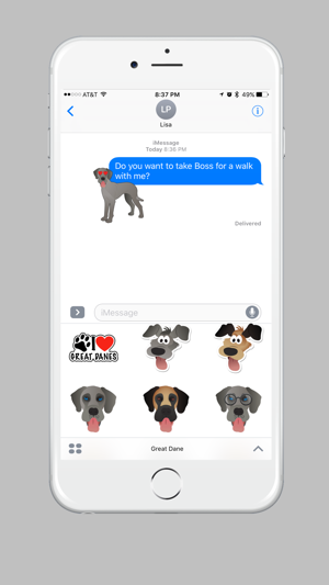 Great Dane Emoji(圖1)-速報App