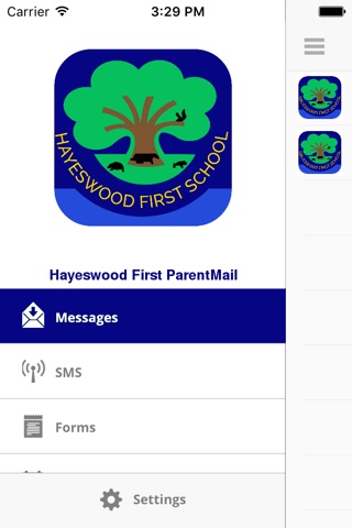 Hayeswood First ParentMail (BH21 2HN) screenshot 2
