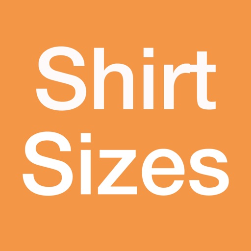 T-Shirt Sizes Card