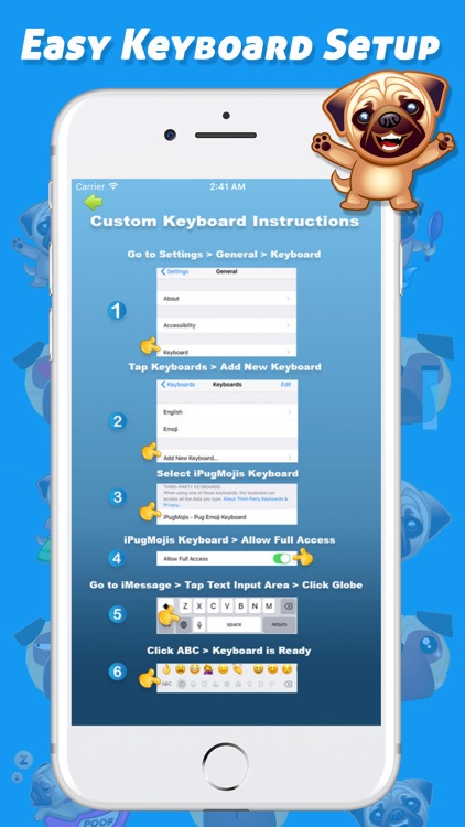 iPugMojis - Pug Emoji Keyboard screenshot-4