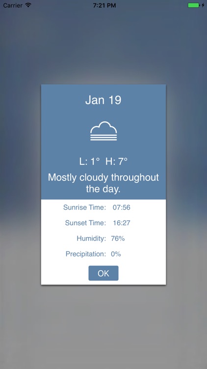 Flat Weather: Worldwide Weather Forecast screenshot-3