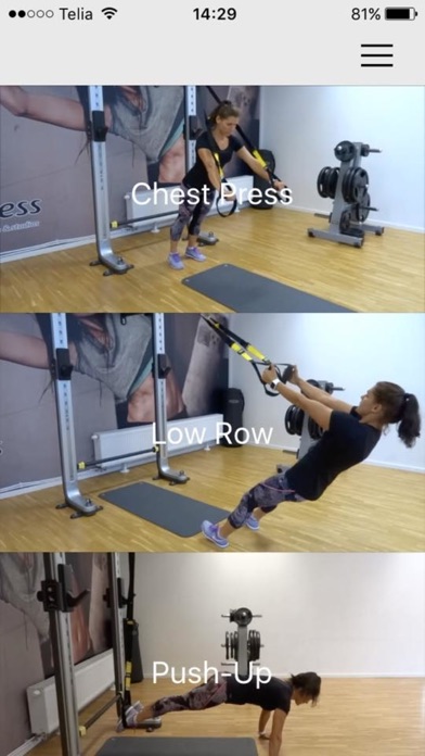 Suspension Exercises Center Workout Trx Training screenshot 4