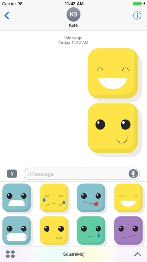 SquareMoji - Cute Emoticons Stickers(圖1)-速報App