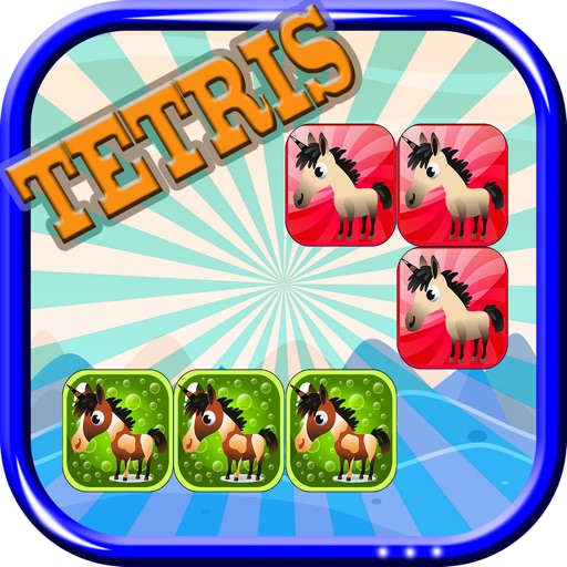 Tetris Pony Unicorn Puzzle macth icon