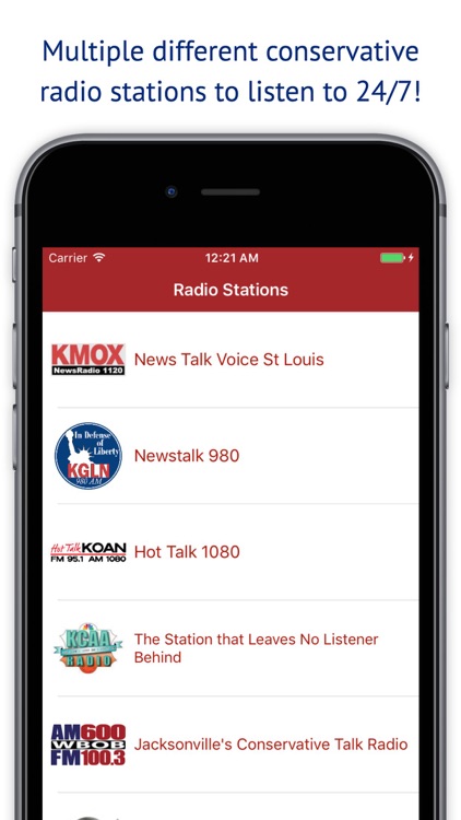 Conservative Talk Radio - Live Hosts and Stations