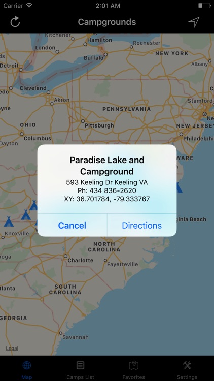 Virginia – Campgrounds & RV Parks