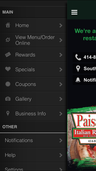 How to cancel & delete Paisano's Italian Restaurant from iphone & ipad 2