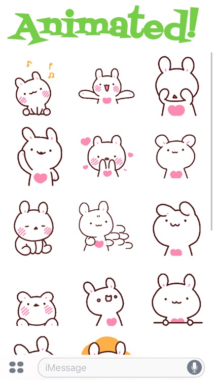 Sweetie Rabbit Love Animated
