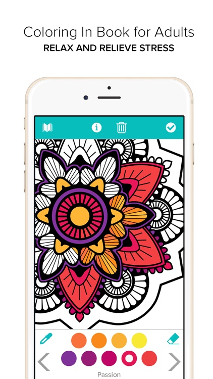 Coloring Book for Adults - Color Mandala