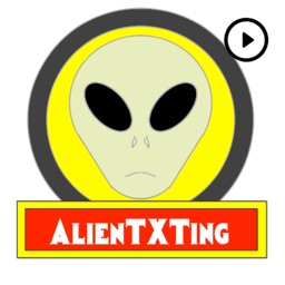 AlienTXTing - Animated UFO Alien Fun Stickers