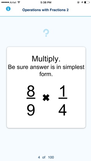 Learn It  Flashcards - Operations with Fractions 2(圖4)-速報App