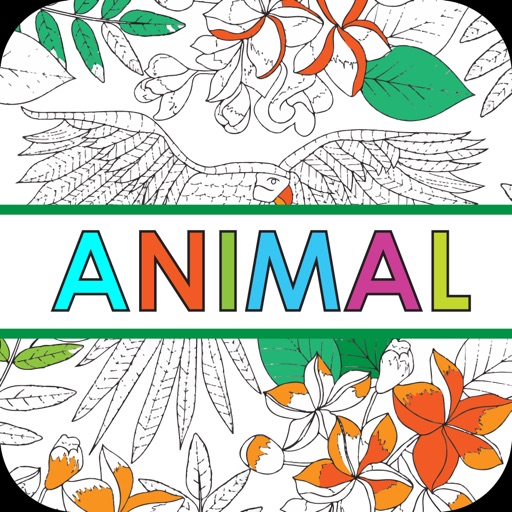 Animal Colorful - Coloring Book for Adults Icon
