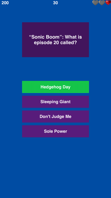 Trivia for Sonic The Hedgehog - Free Fun Quiz screenshot 3