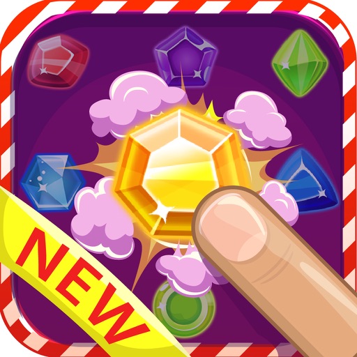 Diamonds gems magic match 3 - New matching game Icon