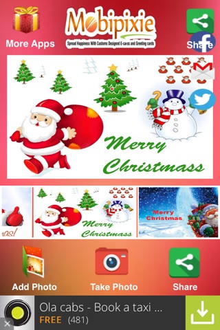 Santa Claus Christmas eCards screenshot 2