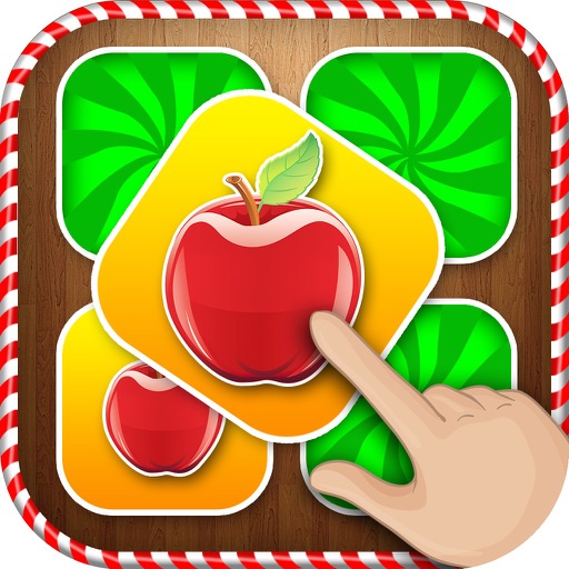 Christmas Fruits Matching Cards - Christmas Games Icon