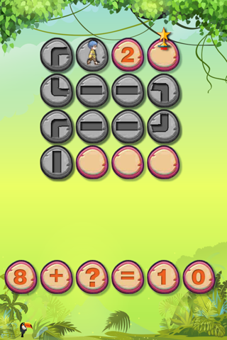 美国经典儿童数学游戏-迷失丛林 screenshot 3