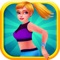 Tap to help the gymnastics Girl flip cross through the right color pattern from multi-colored spinning rings and obstacles