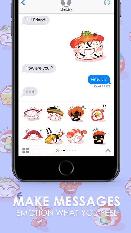 Suchi 555 Stickers & Emoji Keyboard By ChatStick