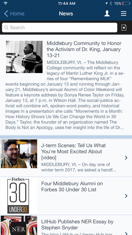 Middlebury College Mobile screenshot-4