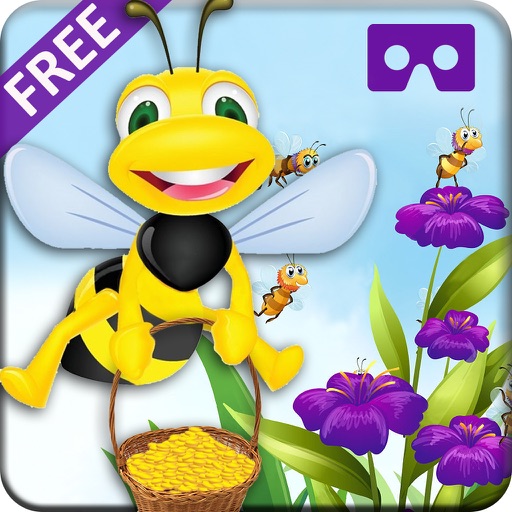 VR Honey Bee Flying Simulator - Pollination Game iOS App
