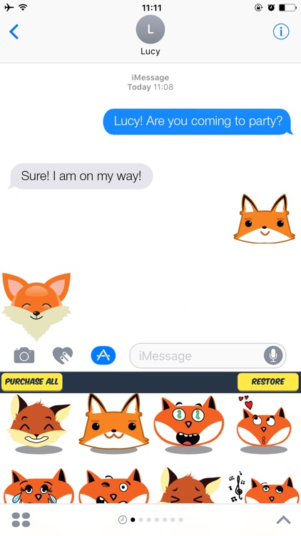 Fox Sticker Pack - Cute Fox Emojis Super Set